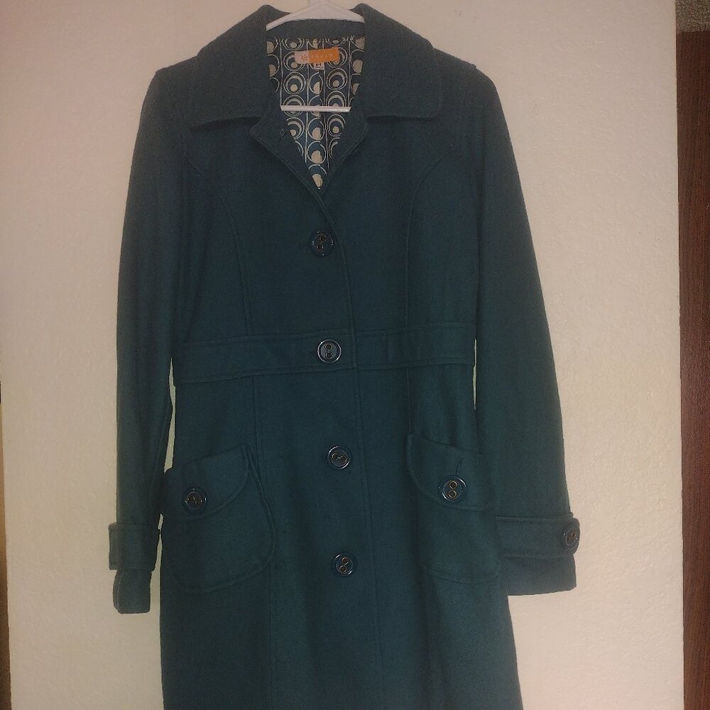 Tulle Anthropology Pea Coat